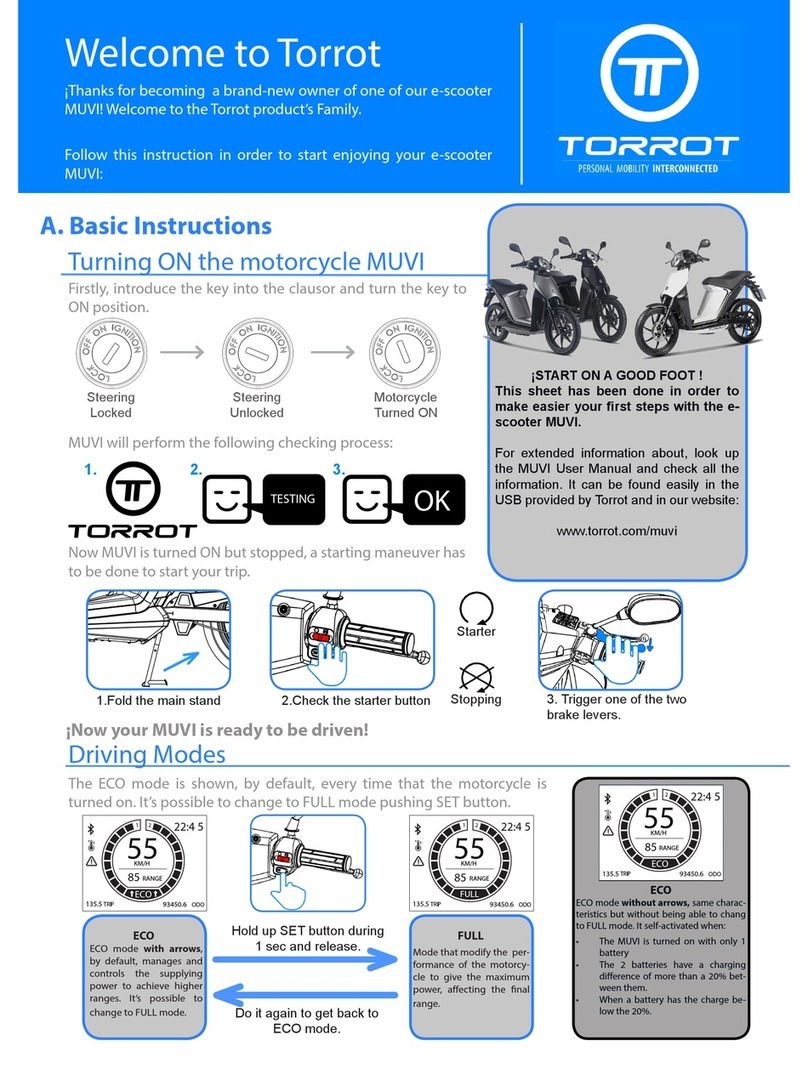 Torrot MUVI Instruction
