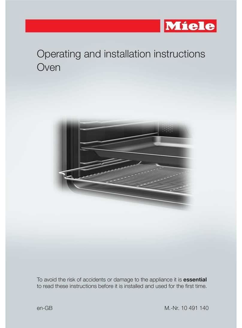 Miele H6860BPXB User manual Miele H6860BPXB User manual
