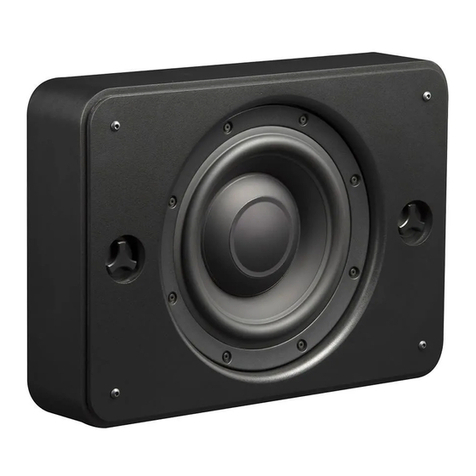 Triad InWall Bronze/4 PowerSub User manual