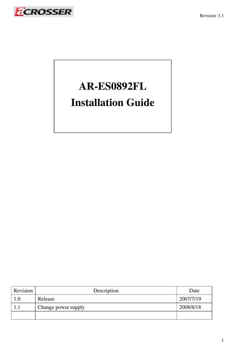 Acrosser Technology AR-ES0892FL User manual Acrosser Technology AR-ES0892FL User manual