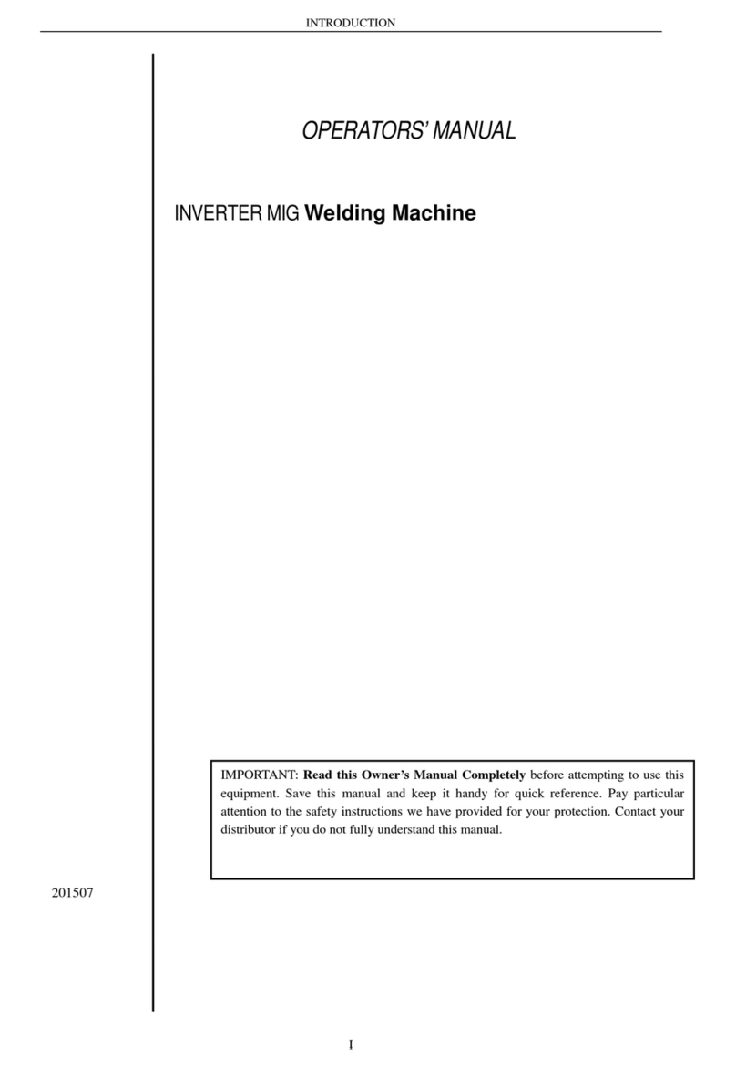 Top Gun MULTIMIG 350F User manual