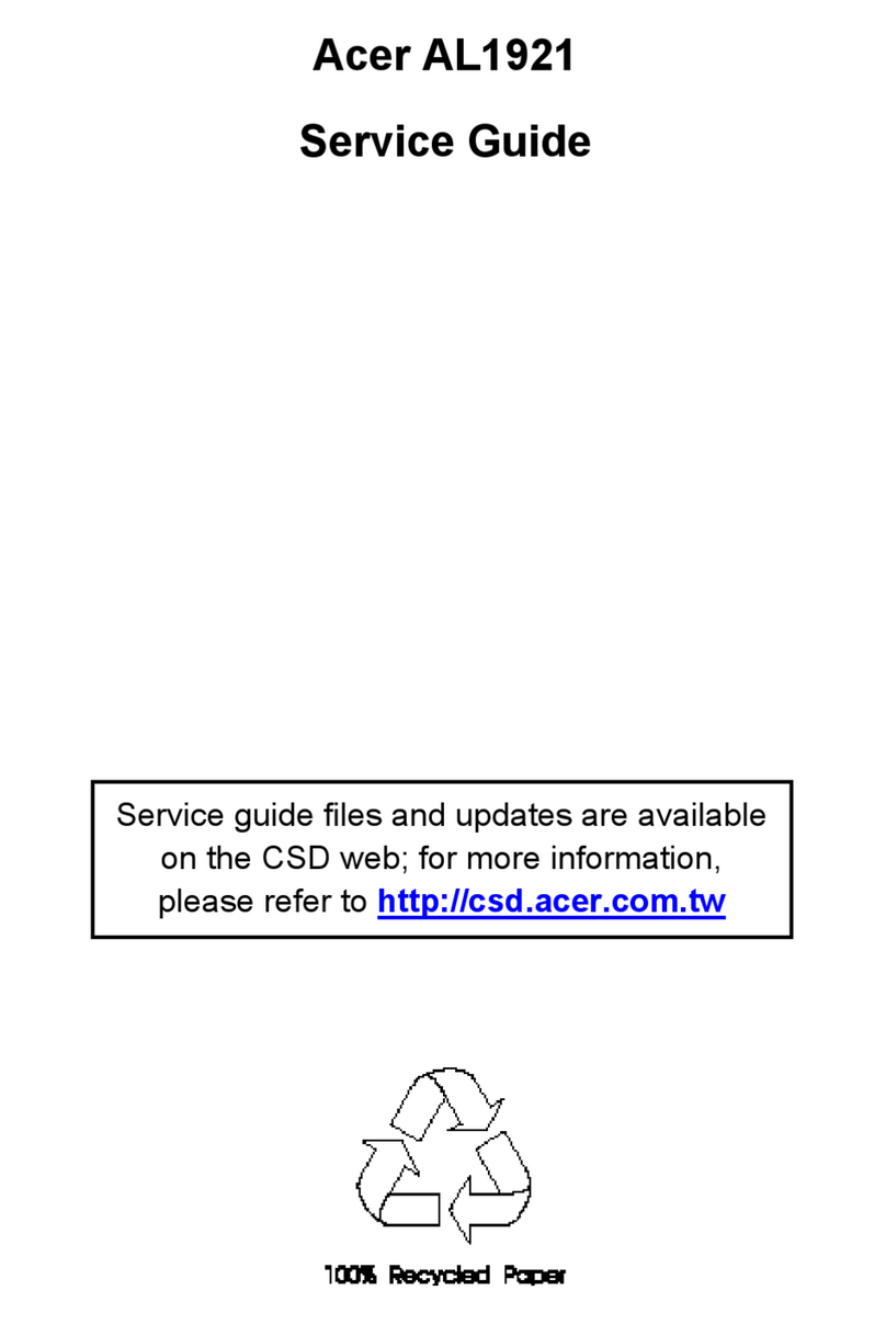 Acer AL1921 User manual