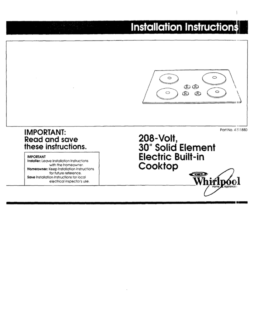 Whirlpool RC8330XTW0 installation instructions
