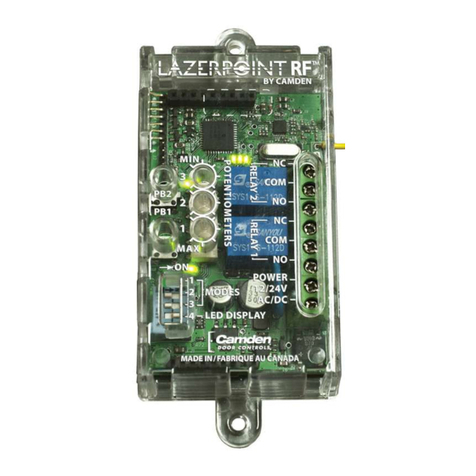 CAMDEN Lazerpoint RF RX-92 installation instructions