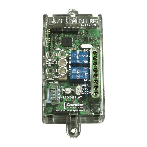 CAMDEN Lazerpoint RF RX-91 installation instructions