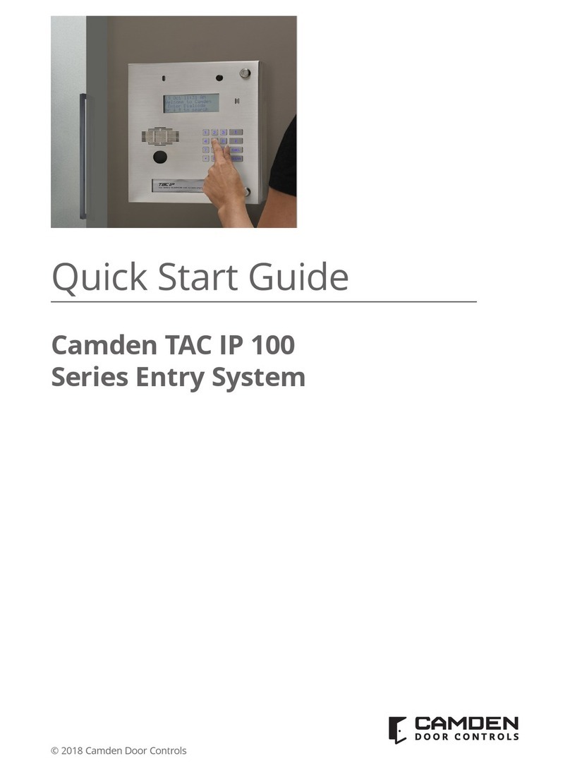 CAMDEN TAC IP 100 series quick start guide