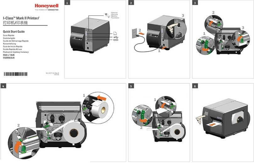 Honeywell I-Class Mark II quick start guide