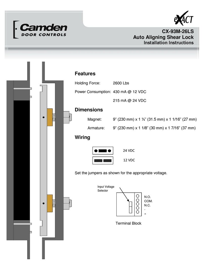 CAMDEN CX-93M-26LS User manual