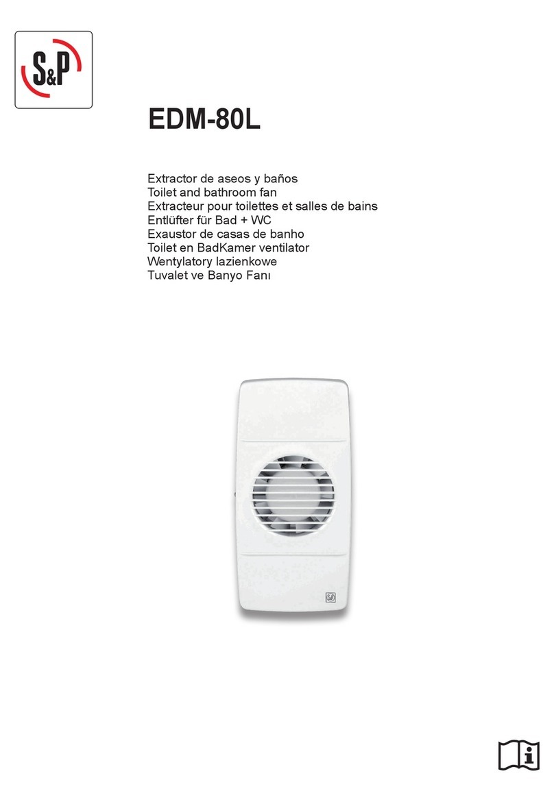 S&P EDM-80L User manual