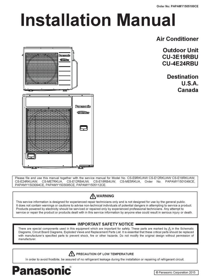 Panasonic CS-MKS7NKU User manual Panasonic CS-MKS7NKU User manual