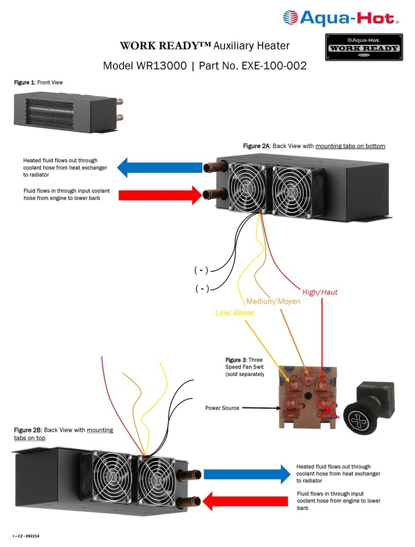 Aqua-Hot WORK READY WR13000 installation instructions