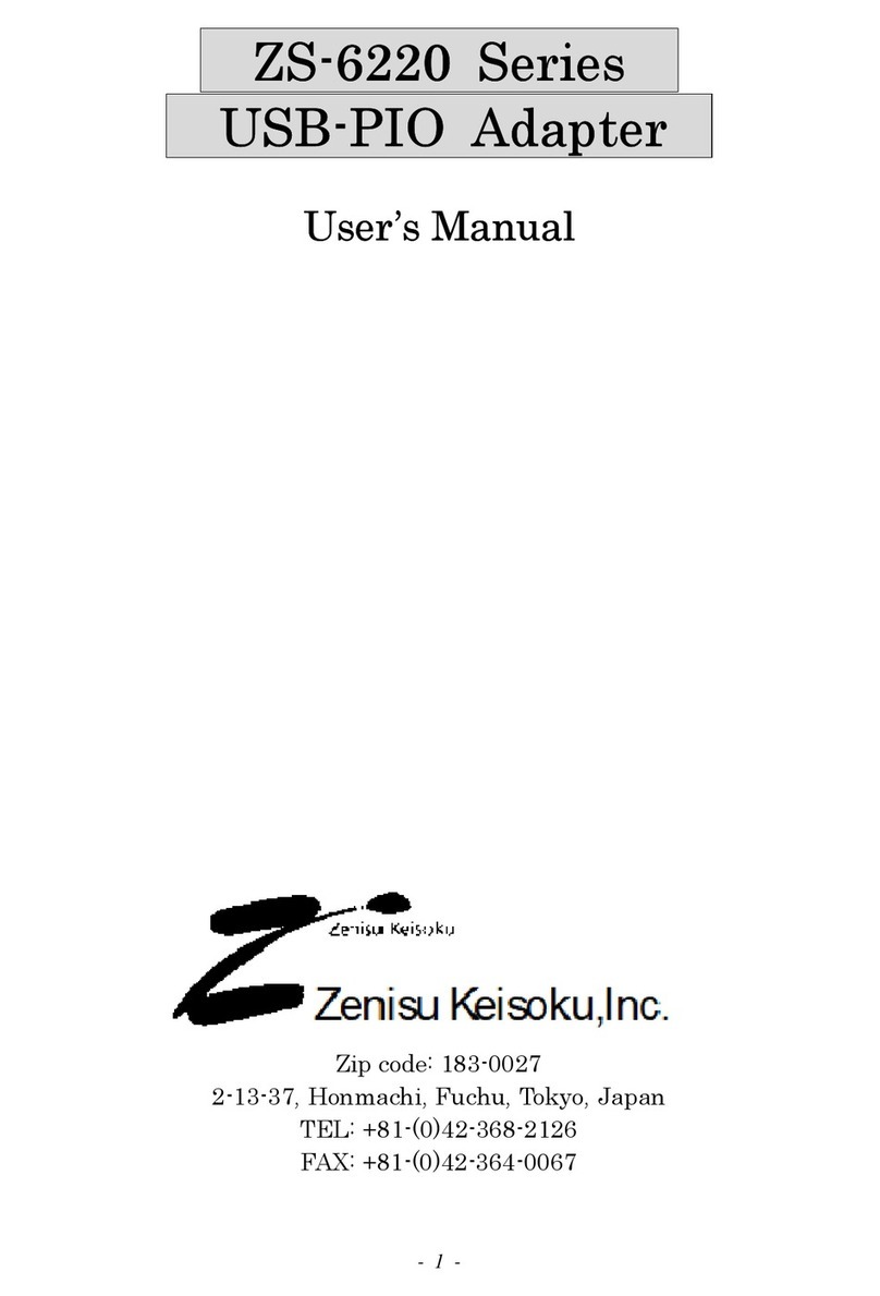 Zenisu Keisoku,Inc. ZS-6220P user manual