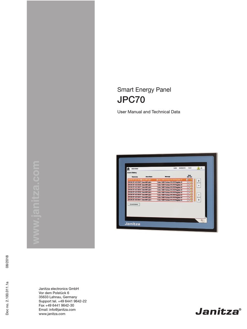 janitza JPC70 User manual and technical data janitza JPC70 User manual and technical data