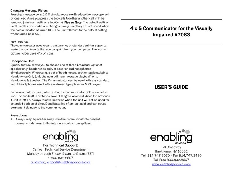 Enabling Devices 7083 User manual
