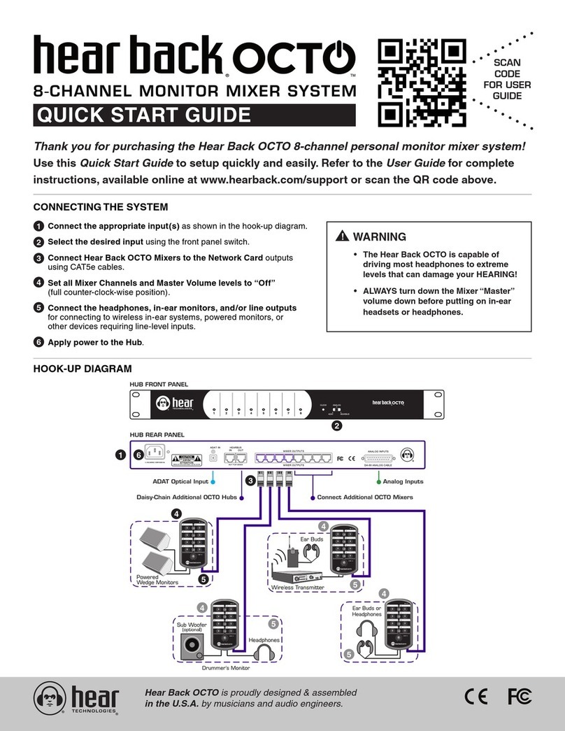 Hear Technologies hear back octo quick start guide