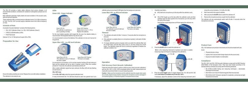 Casella CEL-120/1 Field guide