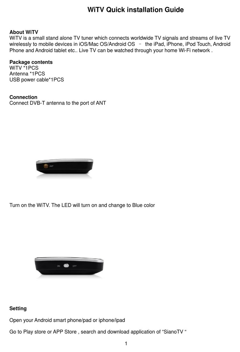 MyGica WiTV Quick installation guide