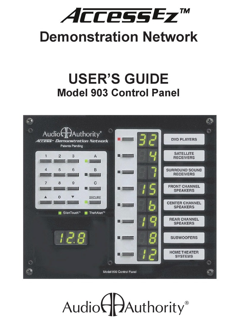Audio Authority 903 user guide