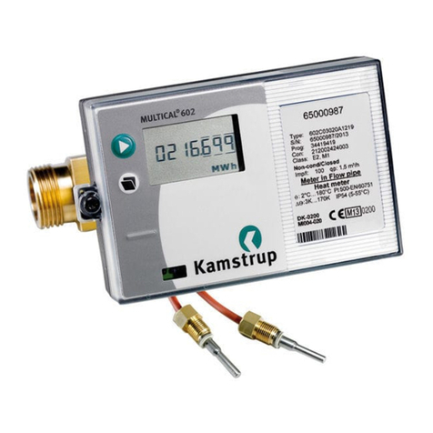 Kamstrup MULTICAL 602 Installation and user guide