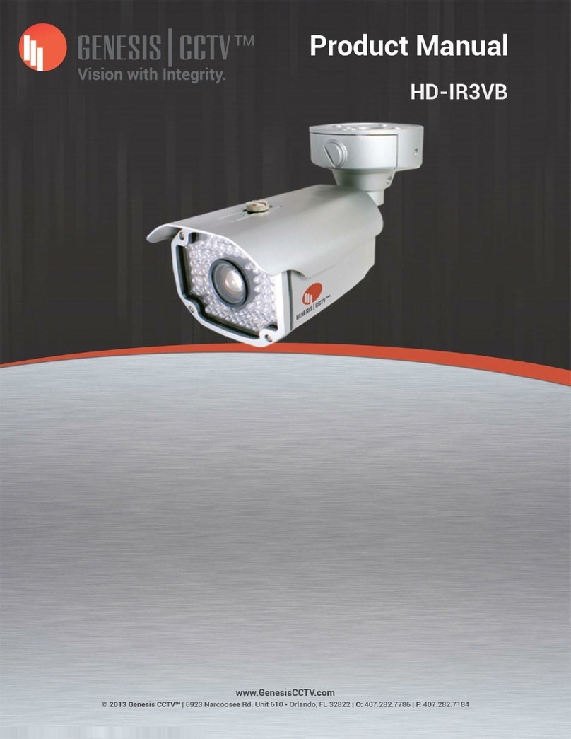 Genesis CCTV HD-IR3VB product manual