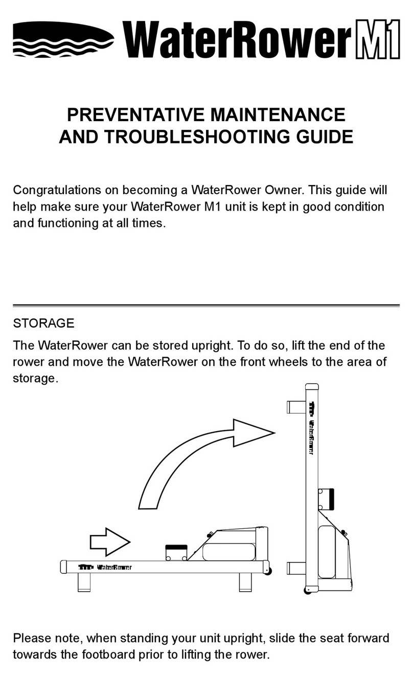WaterRower M1 SERIES User manual WaterRower M1 SERIES User manual