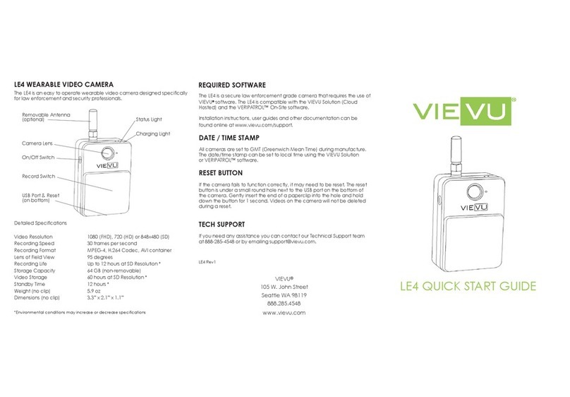 VIEVU LE4 quick start guide
