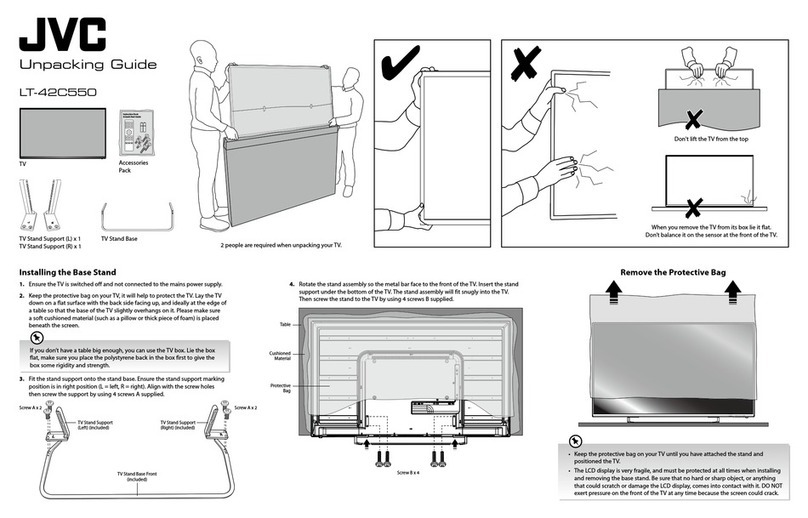 JVC LT-42C550 User manual