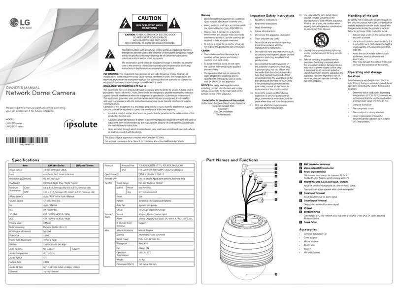 LG LNP2810 owner's manual