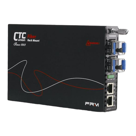 CTC Union FRM220-10/100i(S)-2E-DC12 User manual