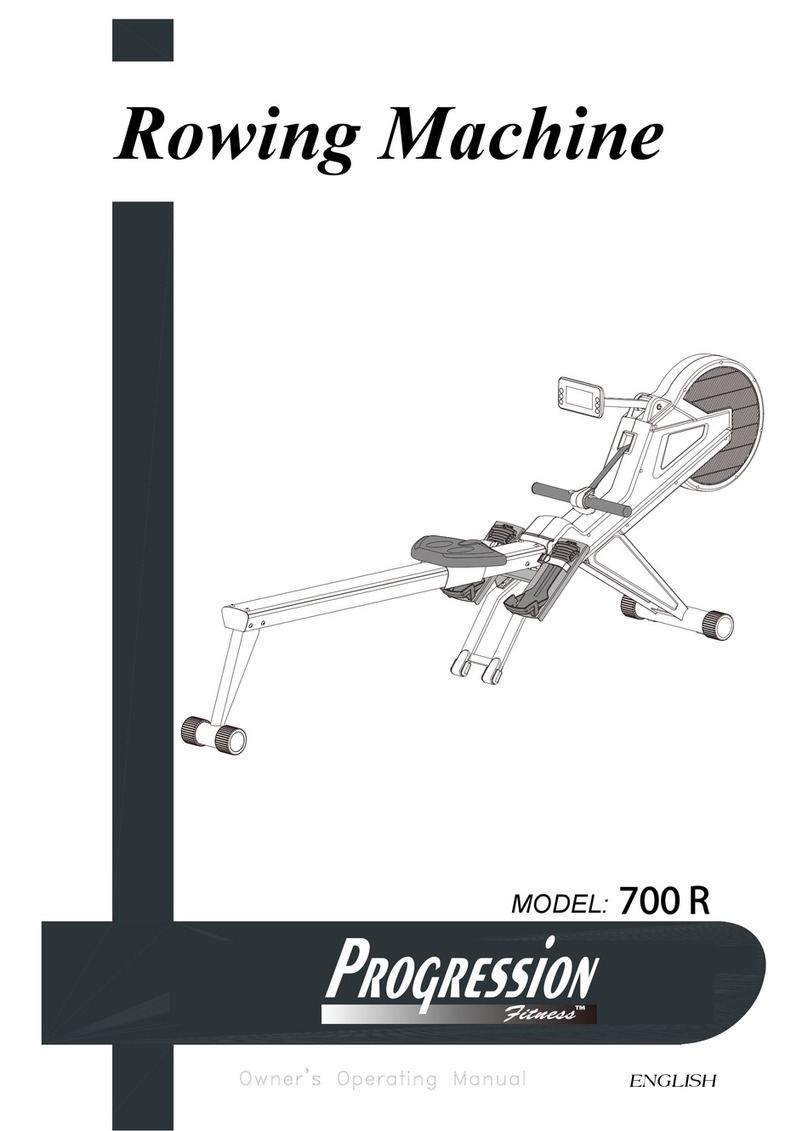 Progression Fitness 700 R Owner's operating manual