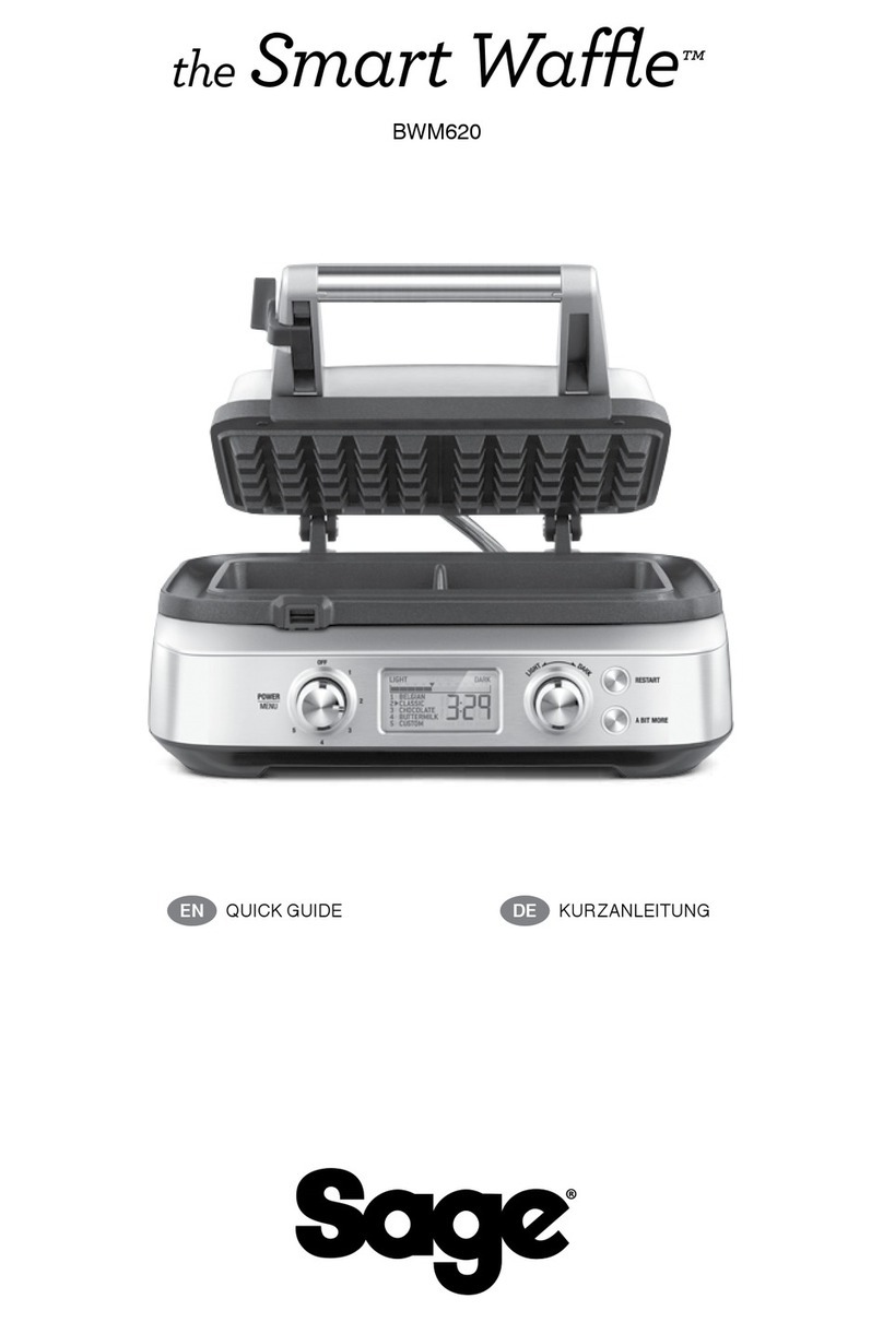 Sage Smart Waffle BWM620 quick guide
