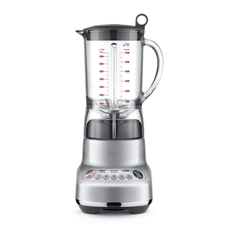 Sage Fresh & Furious SBL620 quick guide