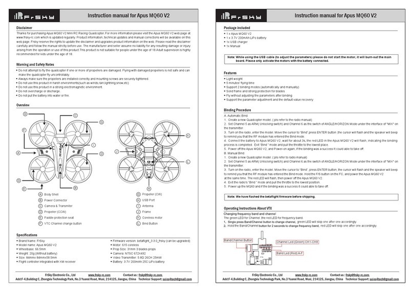 FrSky Apus MQ60 V2 instruction manual