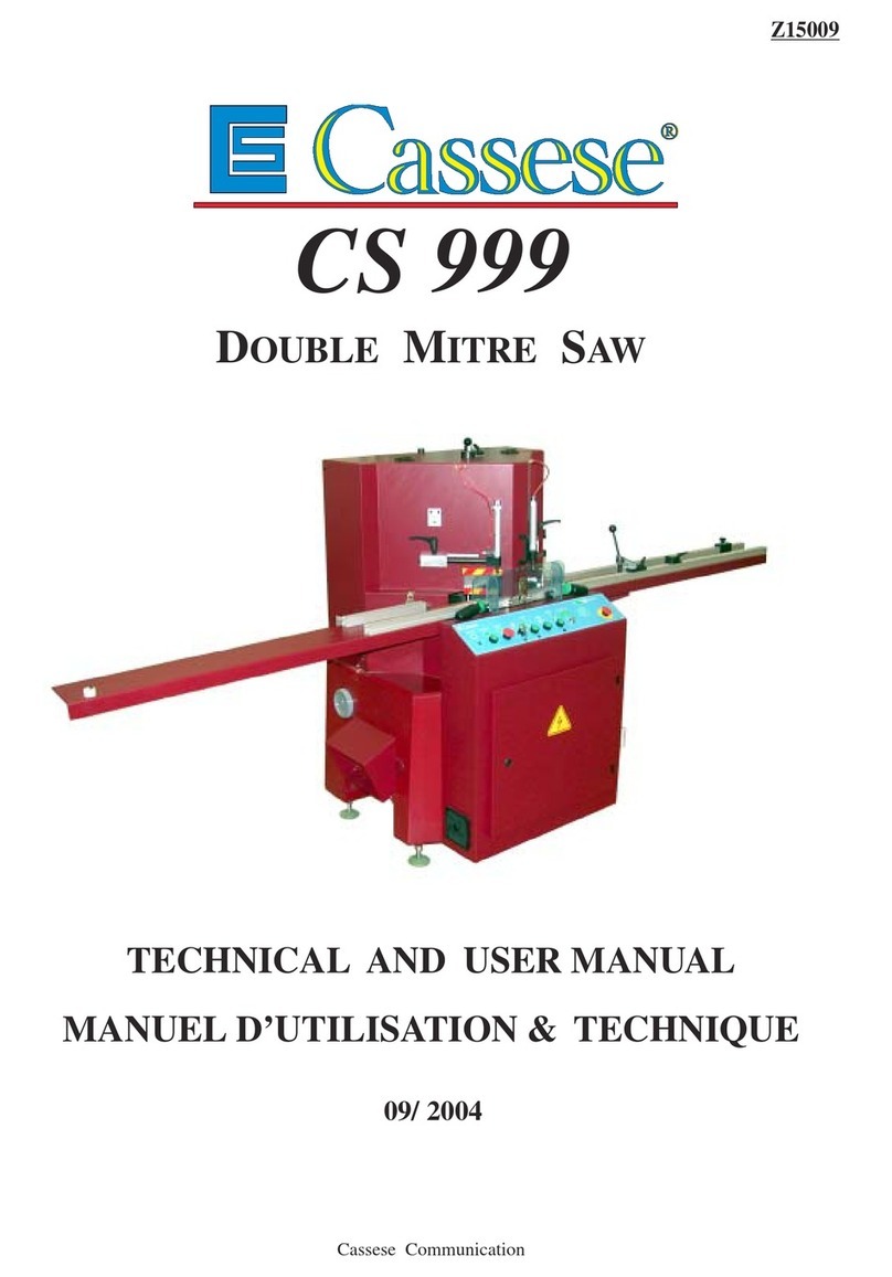 Cassese CS 999 User manual