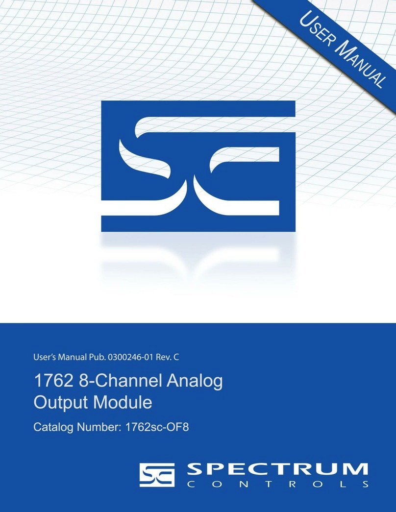 Spectrum 1762sc-OF8 user manual
