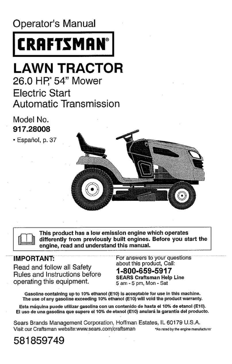 Craftsman 917.28008 User manual Craftsman 917.28008 User manual