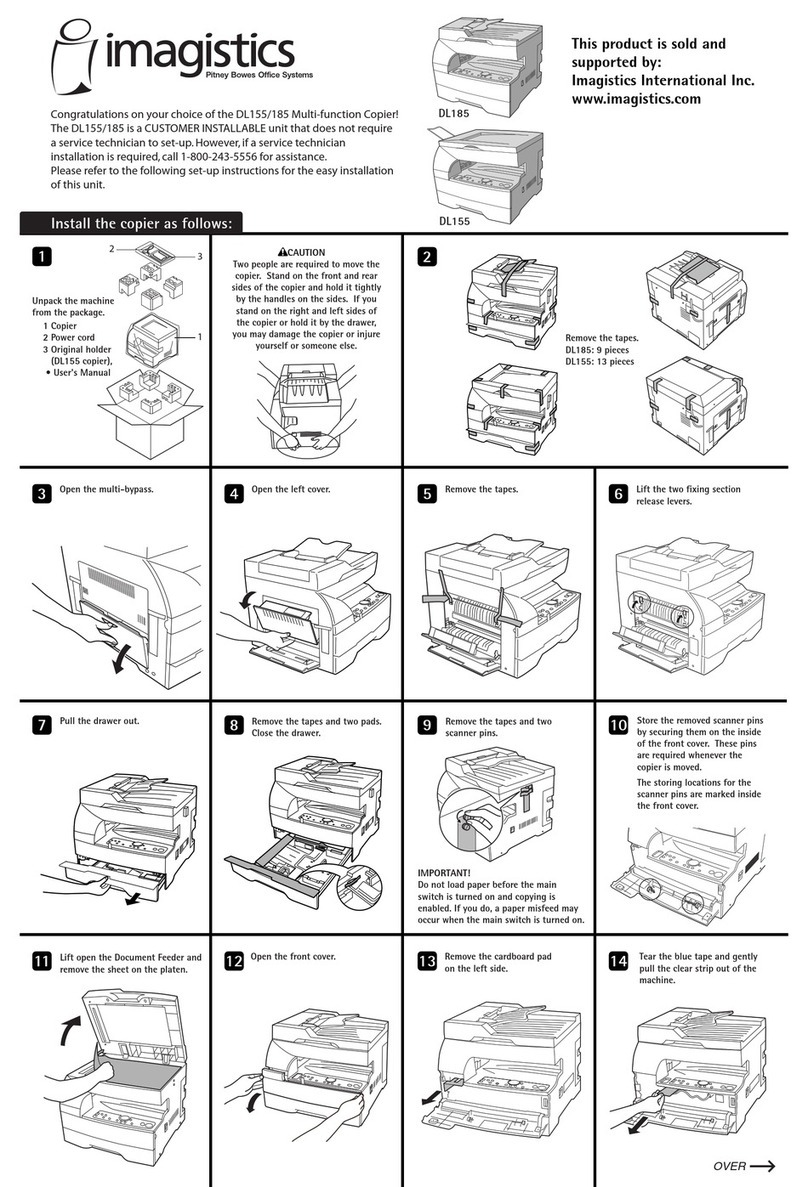 imagistics DL155 user manual