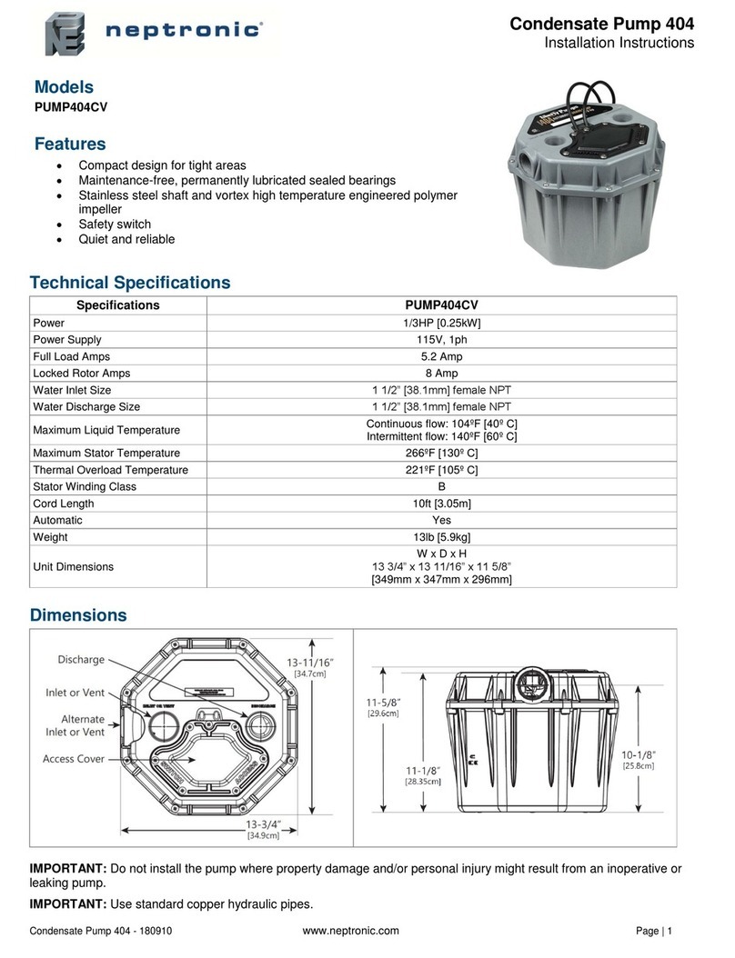 Neptronic PUMP404CV installation instructions