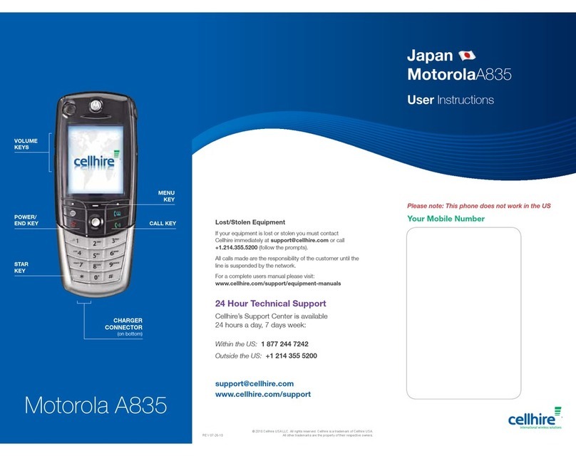 Motorola A835 User manual
