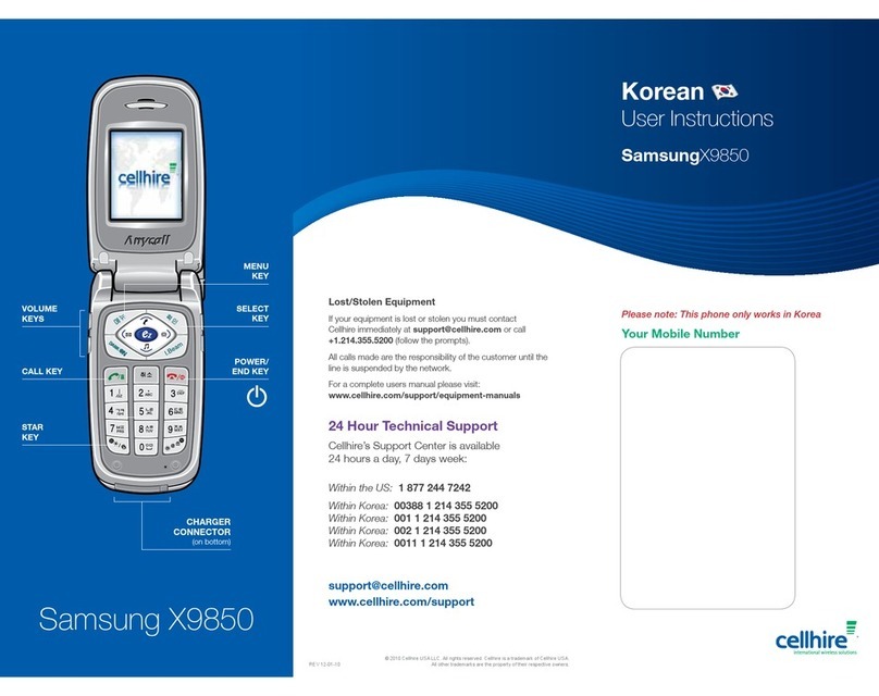 Samsung X9850 User instructions
