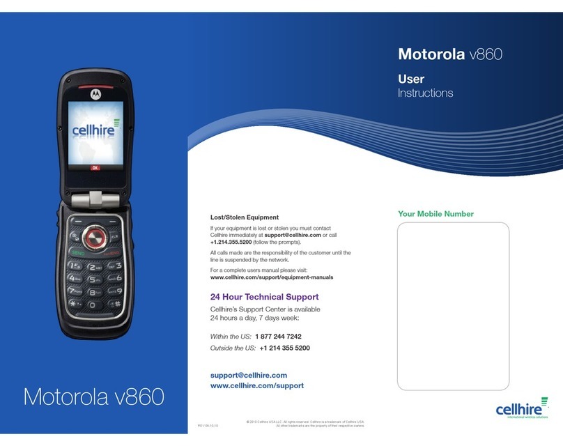 Motorola Barrage V860 User manual Motorola Barrage V860 User manual