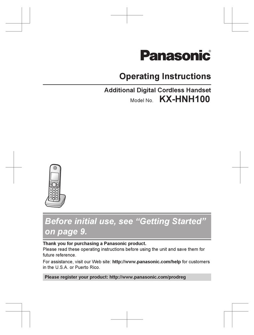 Panasonic KX-HNH100 operating instructions