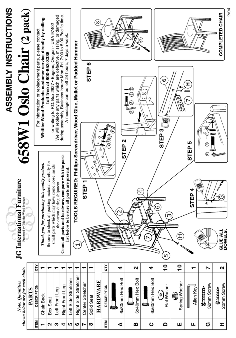 JG 658W1 Oslo User manual