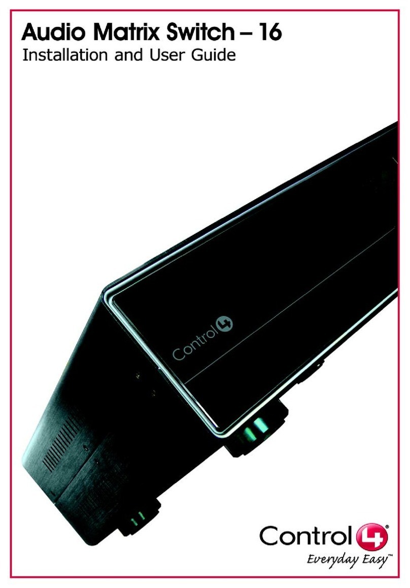 Contro l4 C4-16S2-E-B Installation and user guide