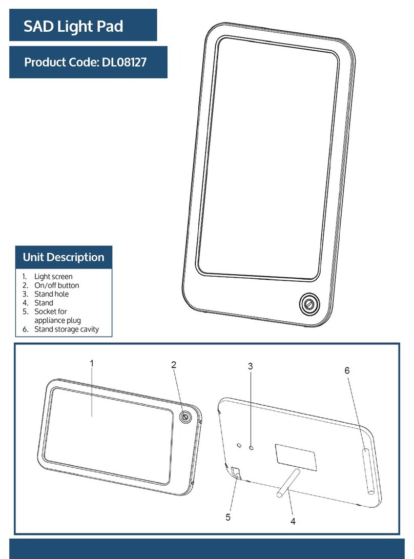 CareCo SAD Light Pad manual