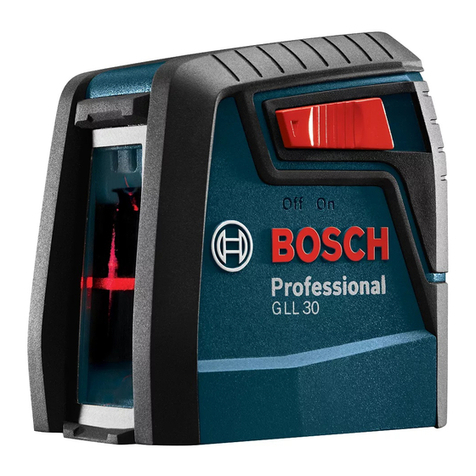 Bosch GLL 30 Operating/safety instructions Bosch GLL 30 Operating/safety instructions