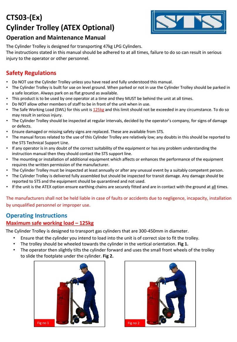 STS CTS03-EX Operation and maintenance instruction manual