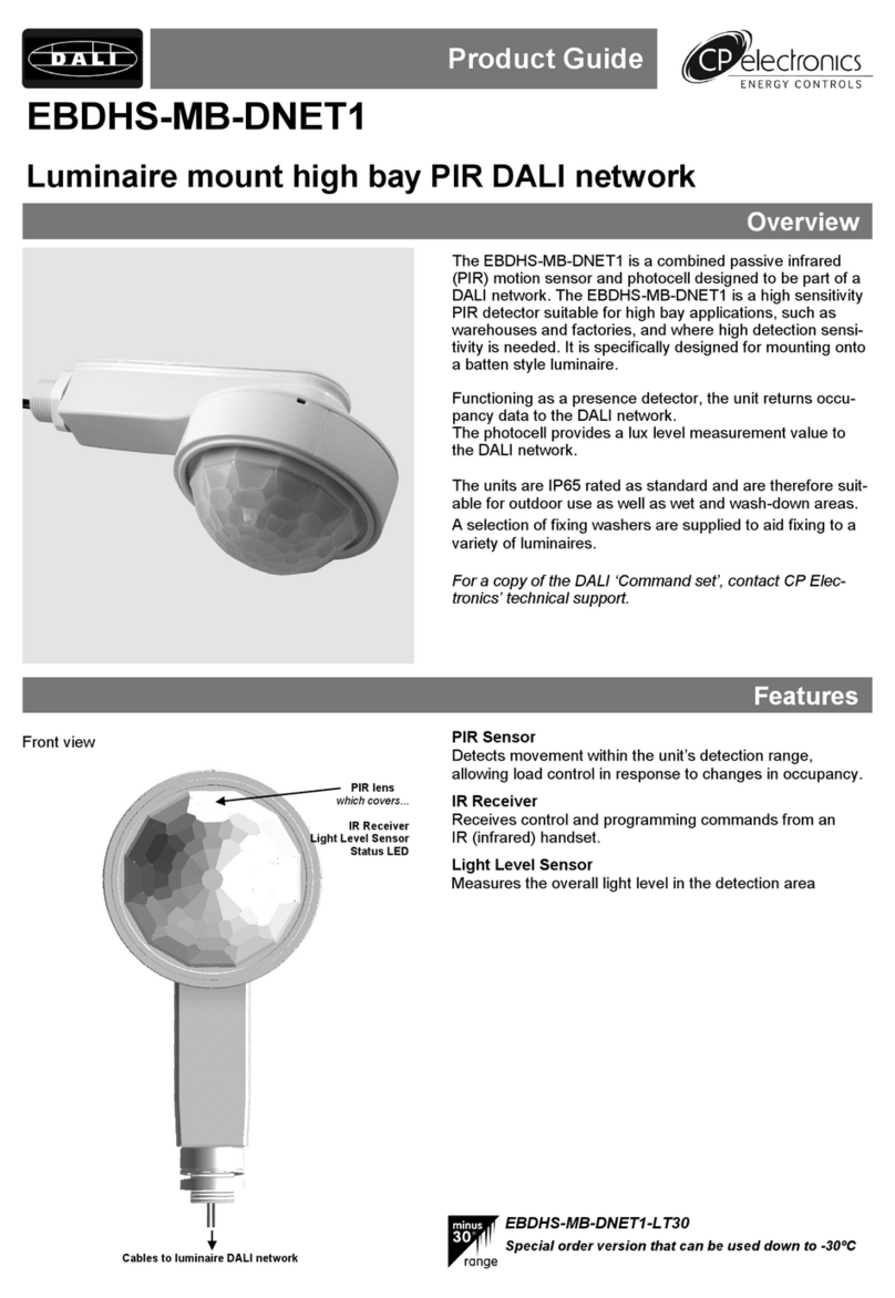 C.P. Electronics EBDHS-MB-DNET1 User manual