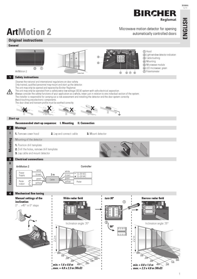 Bircher ArtMotion 2 Original instructions