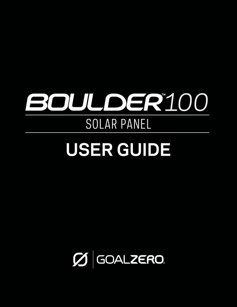 GOAL ZERO BOULDER 100 User manual